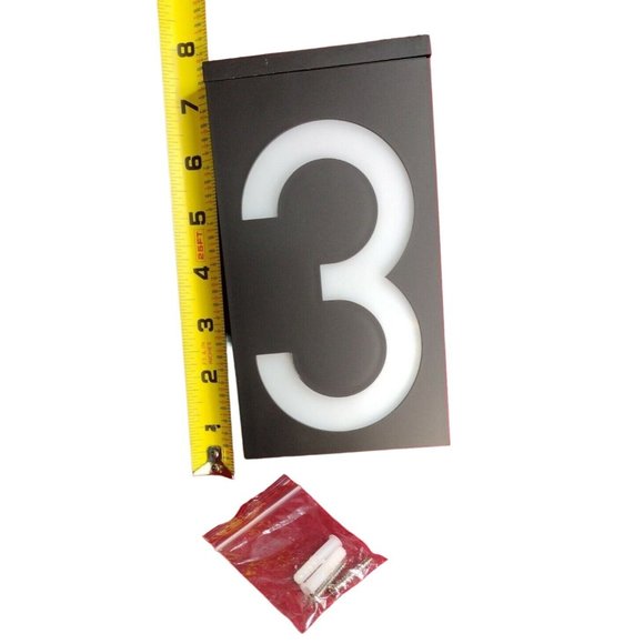 Solar Number Plate Light Home Garage - Picture 2 of 7